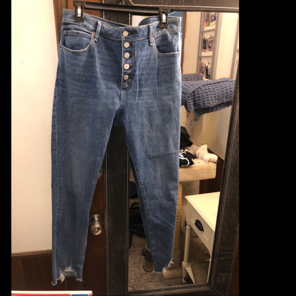 High rise Abercrombie jeans